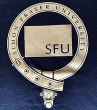 Load image into Gallery viewer, SFU Pipe Band Metallic Crest T-Shirt