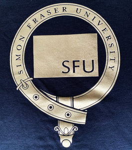 SFU Pipe Band Metallic Crest T-Shirt