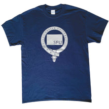 Load image into Gallery viewer, SFU Pipe Band Metallic Crest T-Shirt