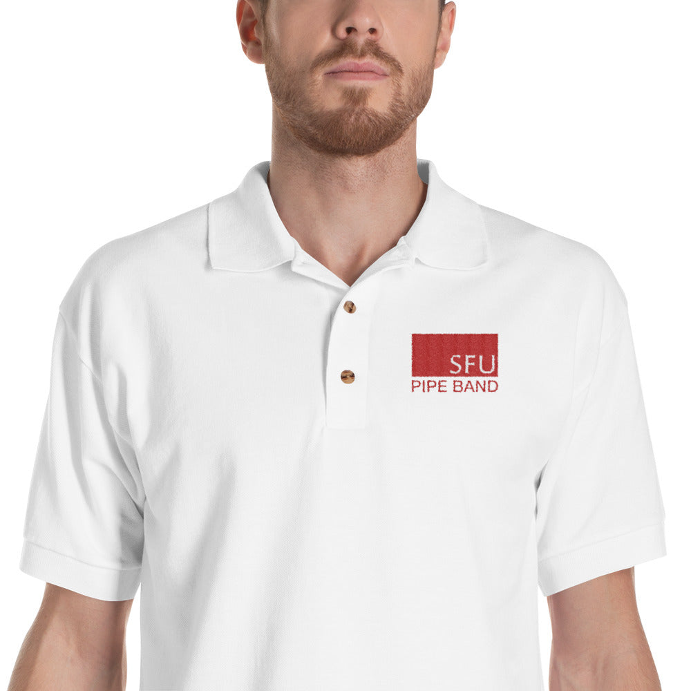 SFU Pipe Band Embroidered Polo Shirt