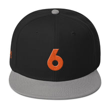 Load image into Gallery viewer, &quot;6&quot; Embroidered Snapback Hat
