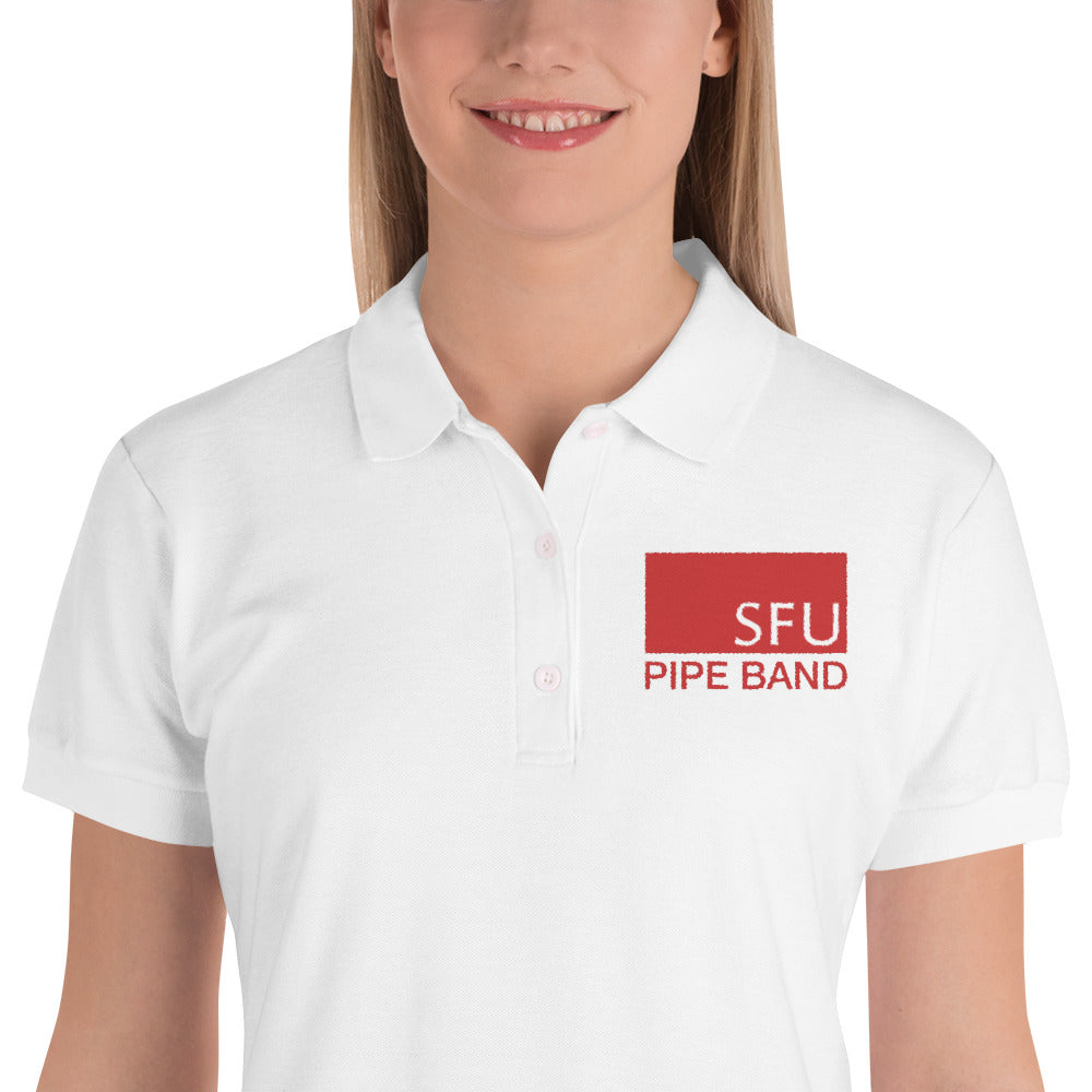 SFU Pipe Band Embroidered Women's Polo Shirt