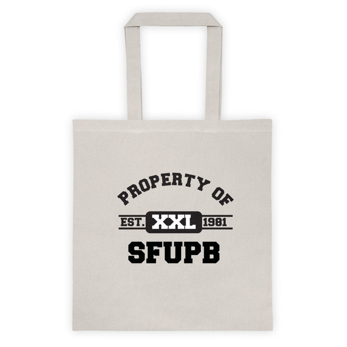 Property of SFUPB Tote bag