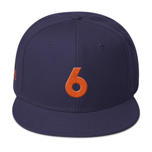"6" Embroidered Snapback Hat