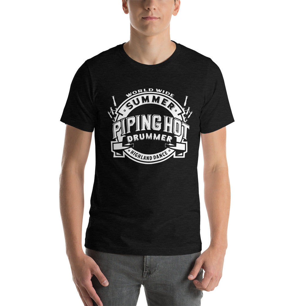 Piping Hot Summer Drummer Short-Sleeve Unisex T-Shirt