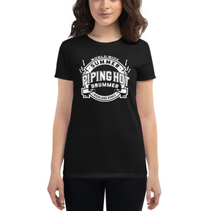 Piping Hot Summer Drummer Women's short sleeve t-shirt