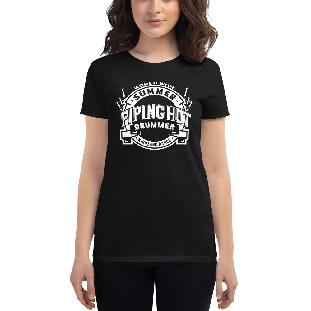Piping Hot Summer Drummer Women's short sleeve t-shirt